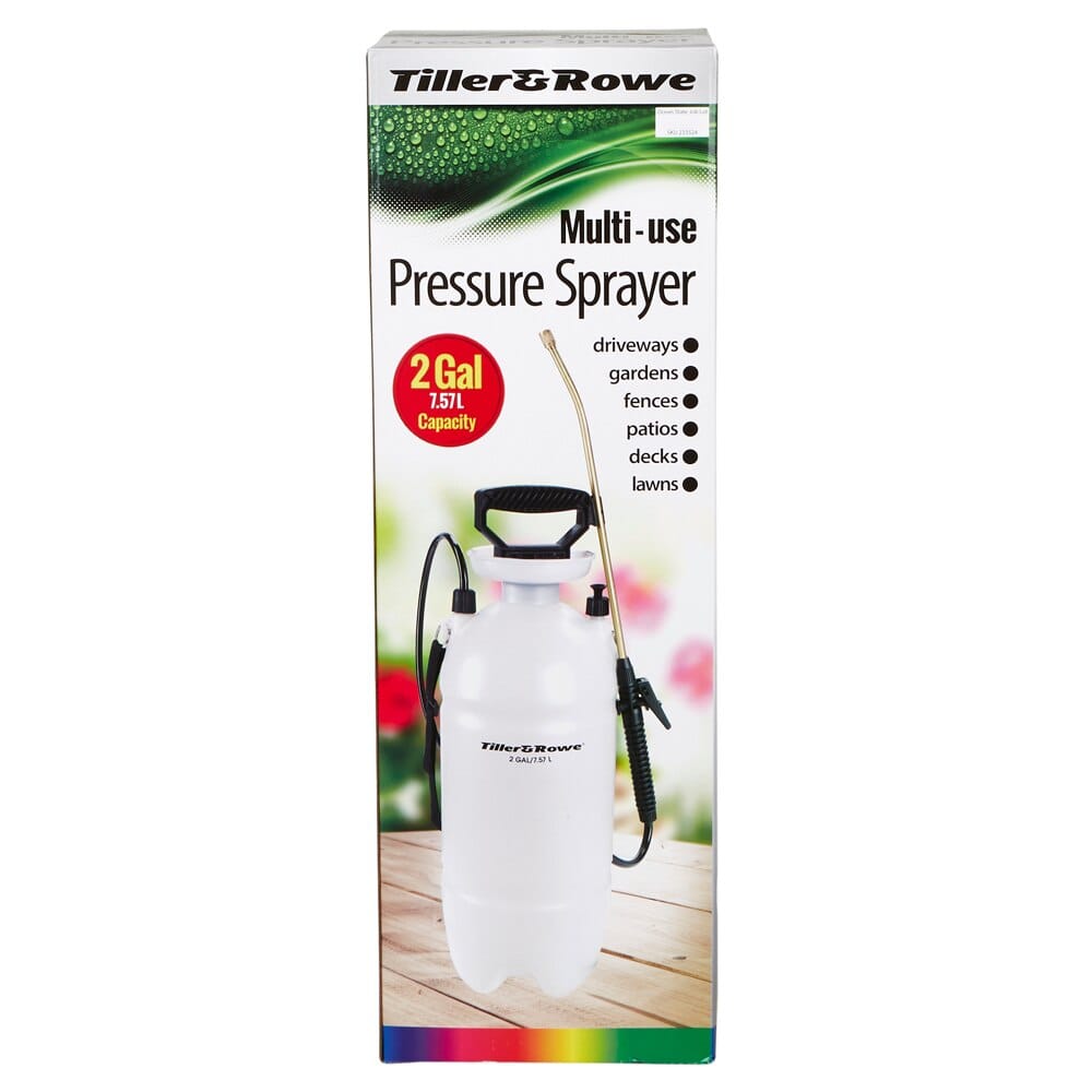 Tiller & Rowe Multi-Use Pressure Sprayer, 2-Gal