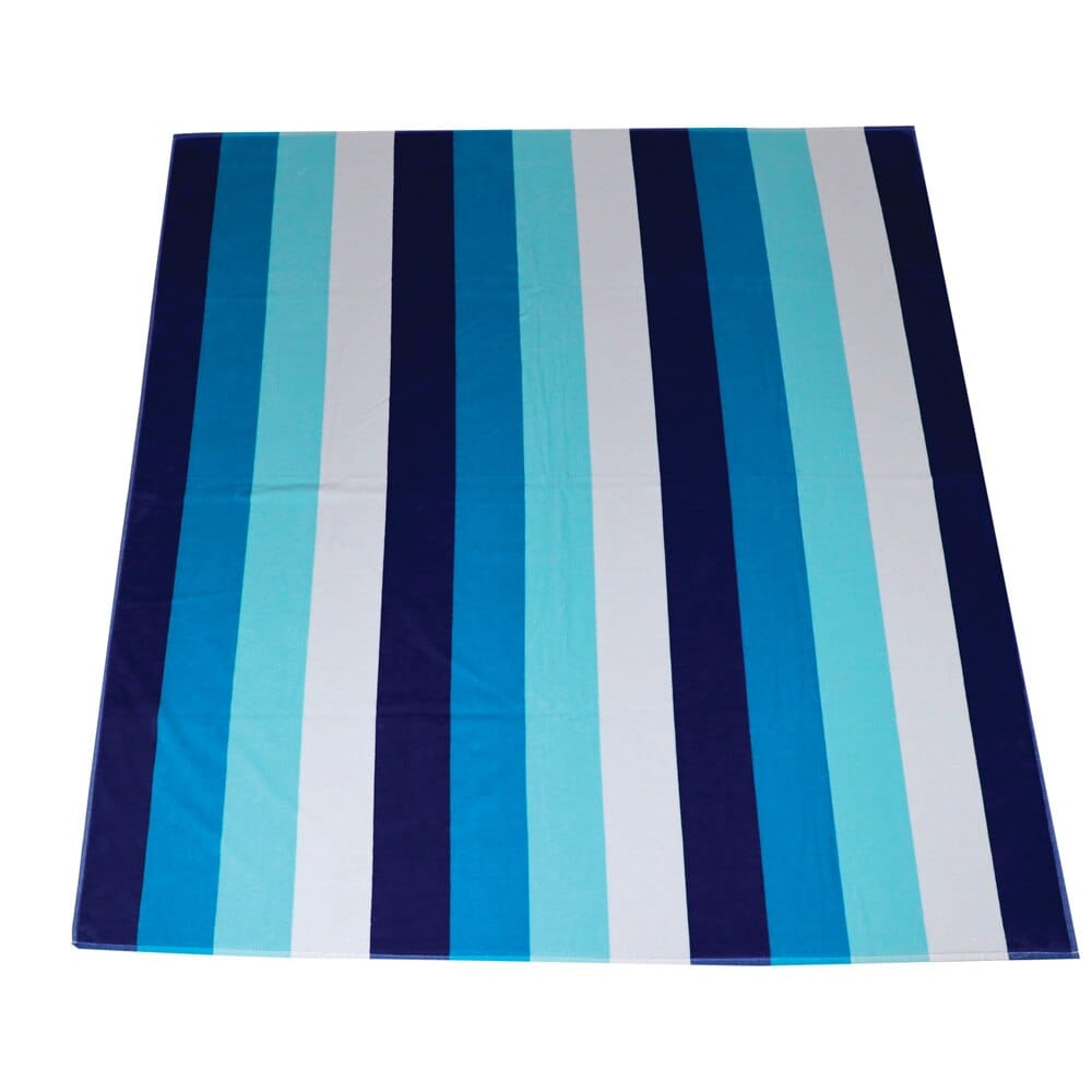 Giant Cotton Velour 2 Person Jacquard Beach Towel, 72"x67"