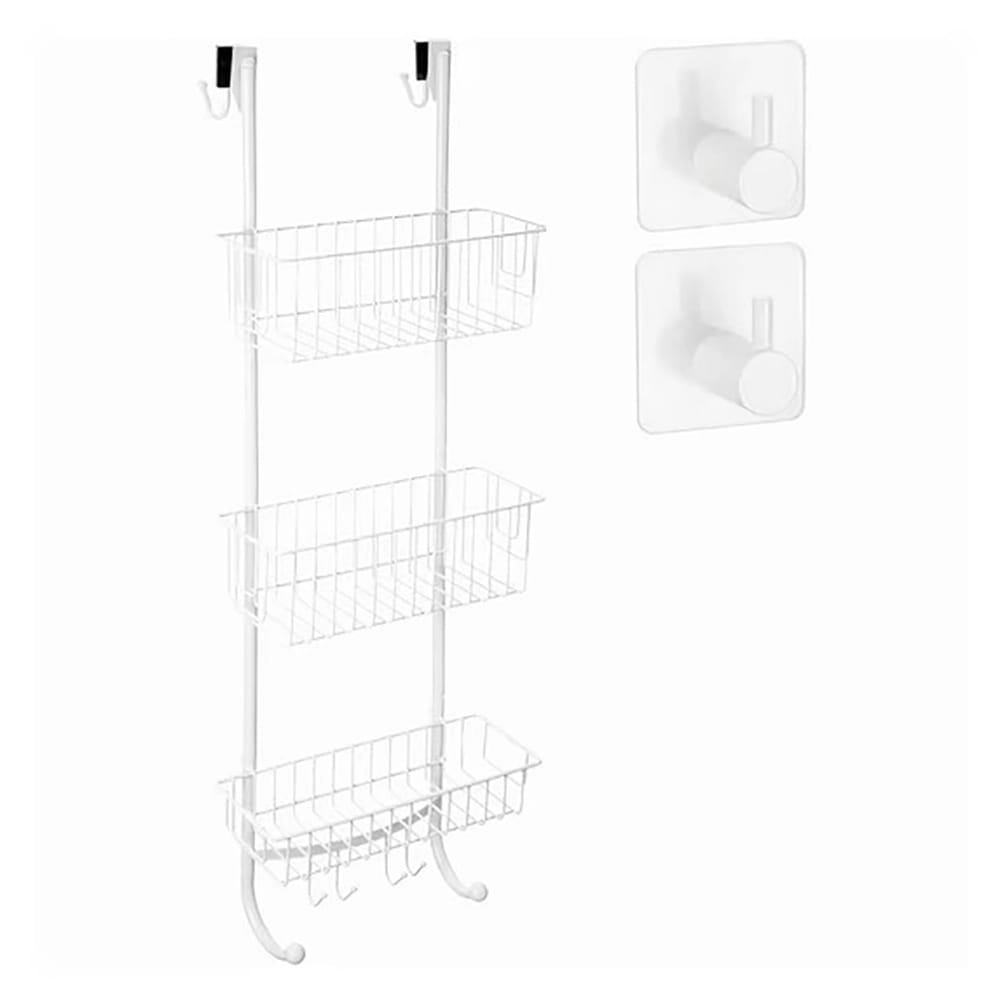 Smartpeas Hanging Shower Caddy, White