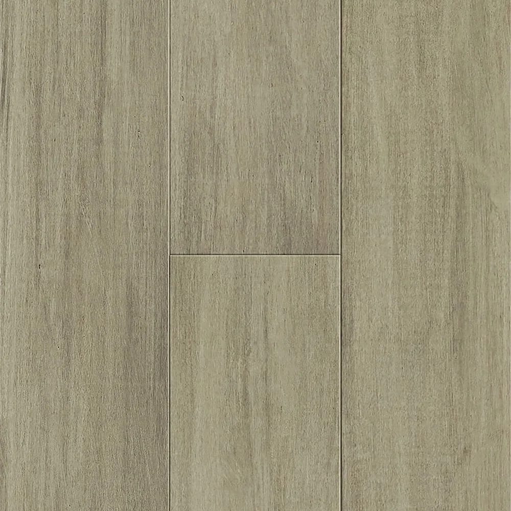 AquaSeal 7mm Patagonia Vista Distressed Water-Resistant Strand Engineered Bamboo Flooring, Gray, 22.5 sq. ft. ($4.44/ sq. ft.)