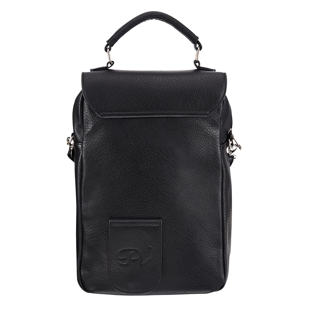 PortoVino Insulated Wine Sling Bag, Black