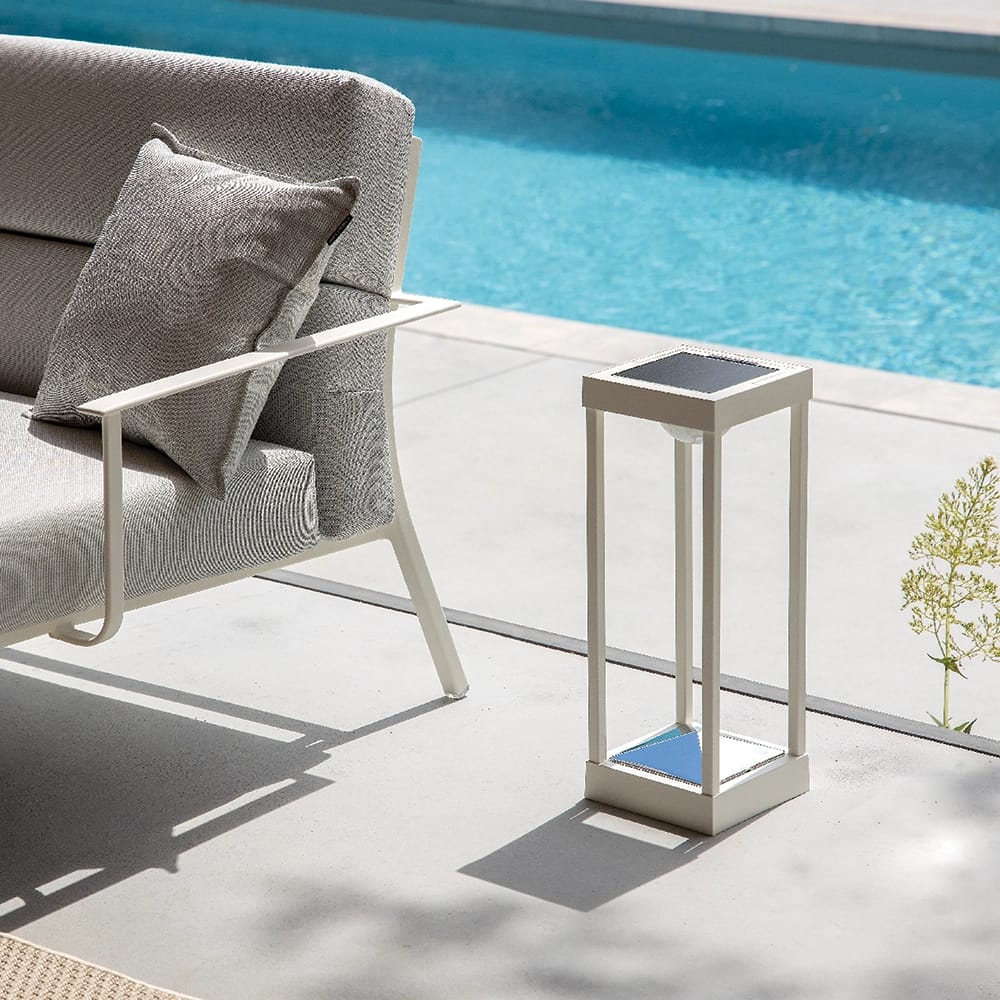 Maiori La Lampe Aluminum Solar Large Parc, Charbon