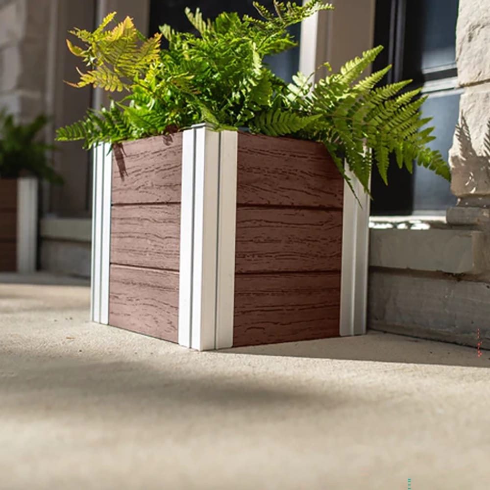 Vita Urbana 12 Cube Planter, Espresso