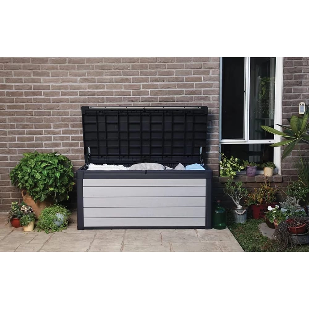Keter 150 Gallon Denali Deck Box, Gray
