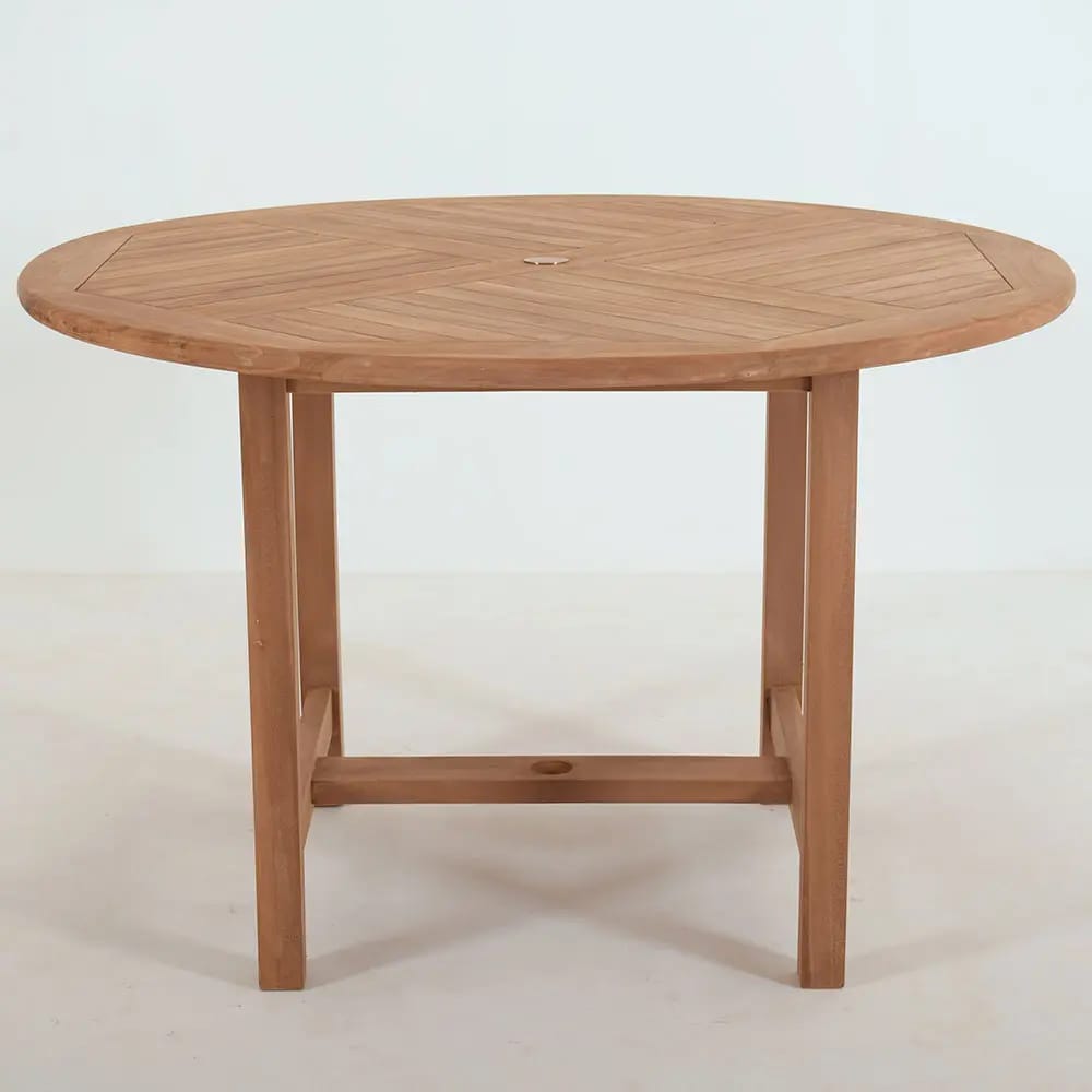 Round Teak Patio Table