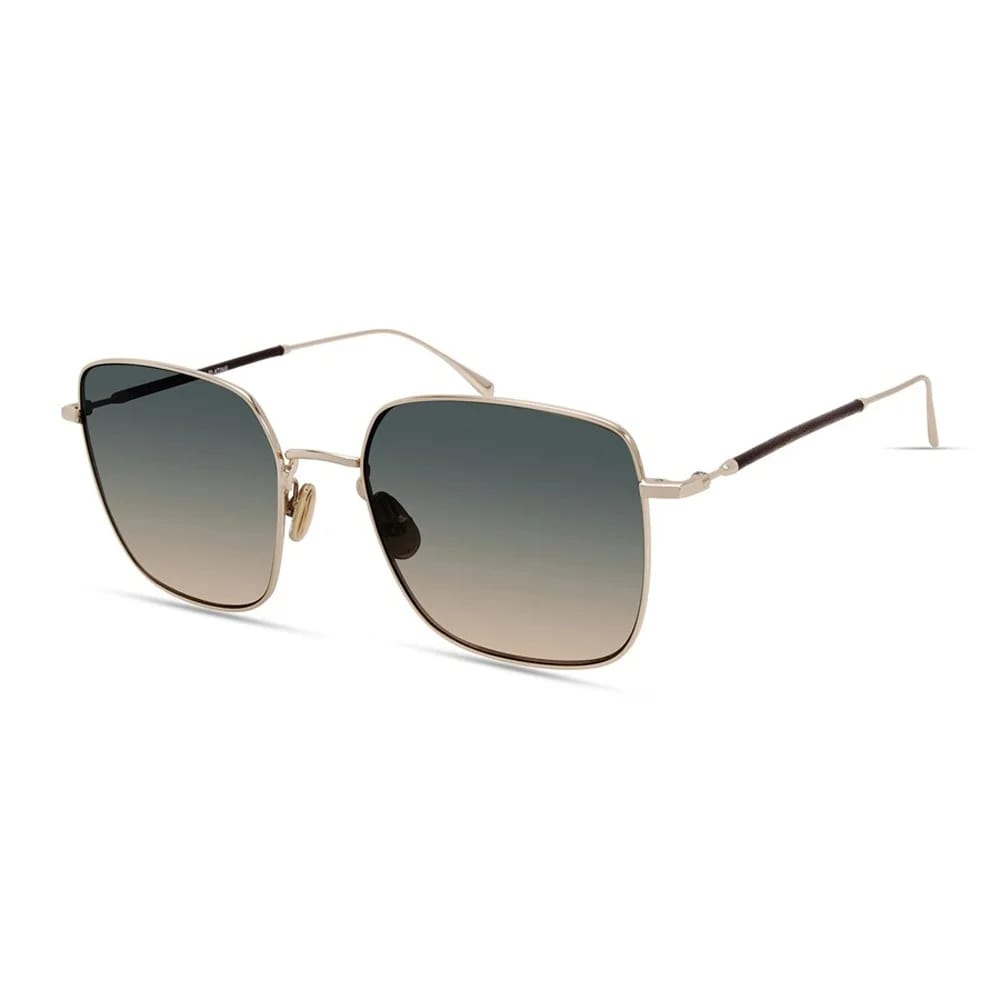 Derek Lam Britt Sunglasses, Dark Gold/Tan