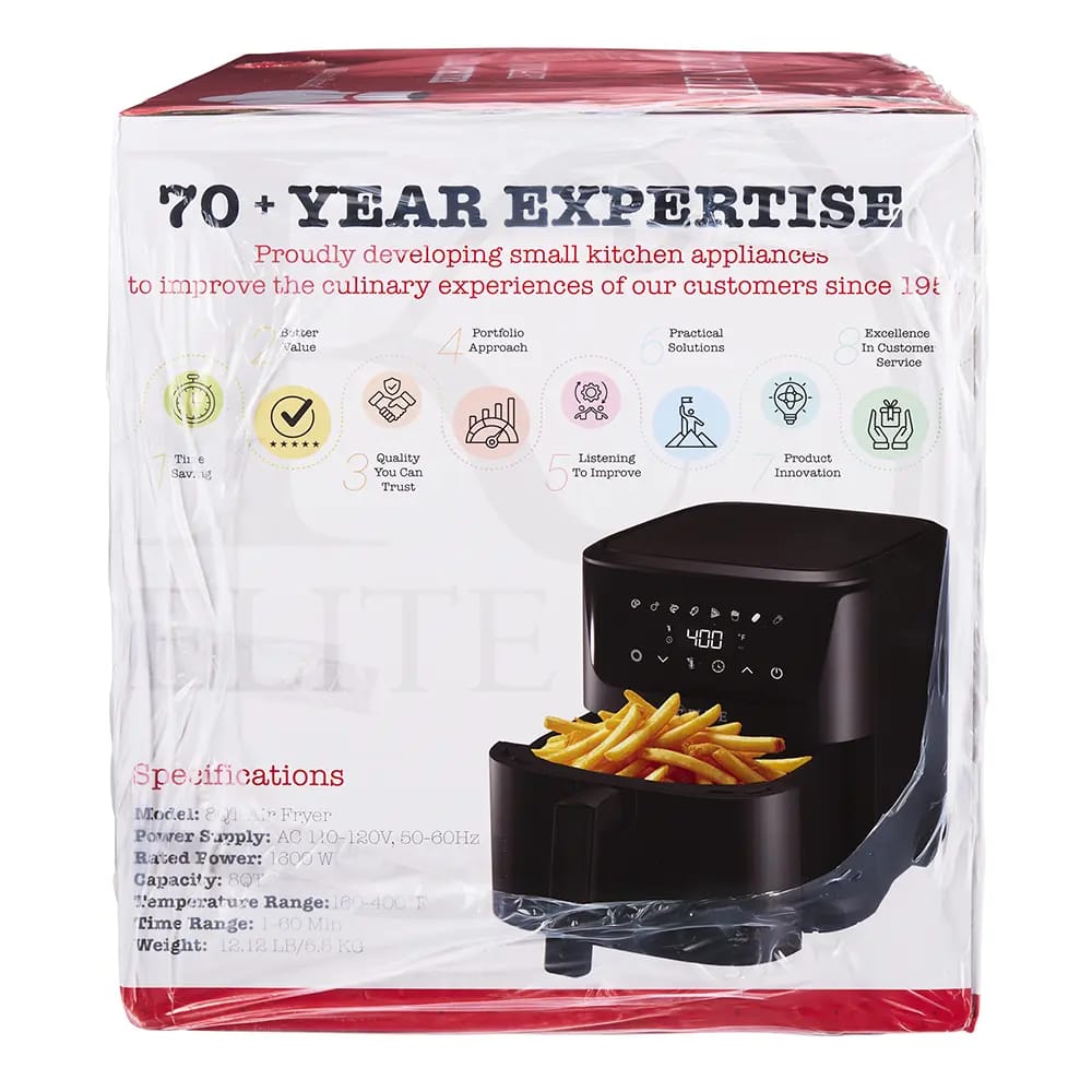 Kitchen Elite Air Fryer, 8 Qt.