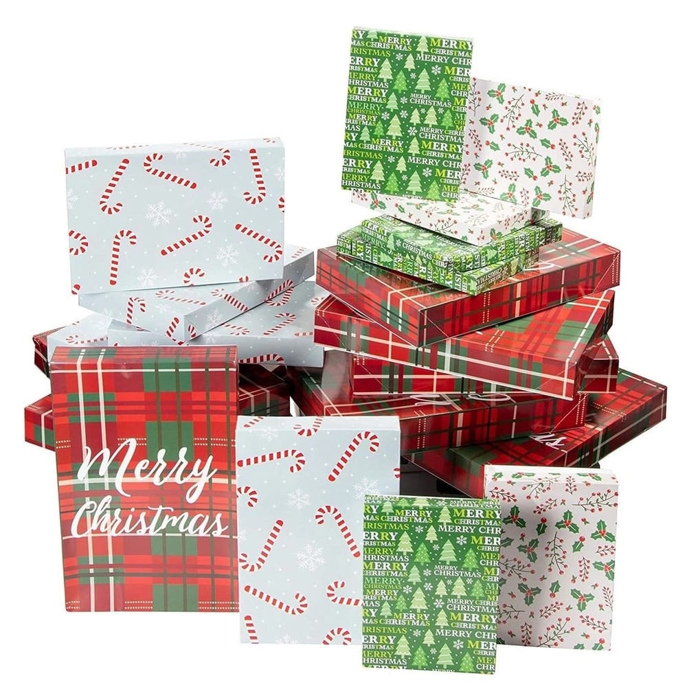 Juvale Assorted Size Gift Boxes with Lids, 48 Pack