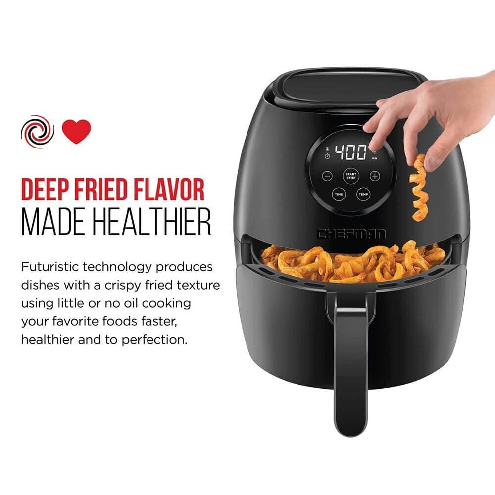 Chefman TurboFry Touch Air Fryer, 3.5 L