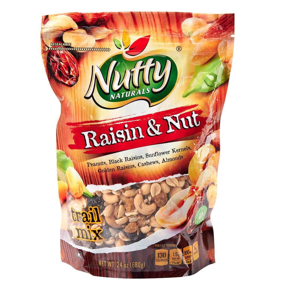 Nutty Naturals Raisin & Nut Trail Mix, 24 oz
