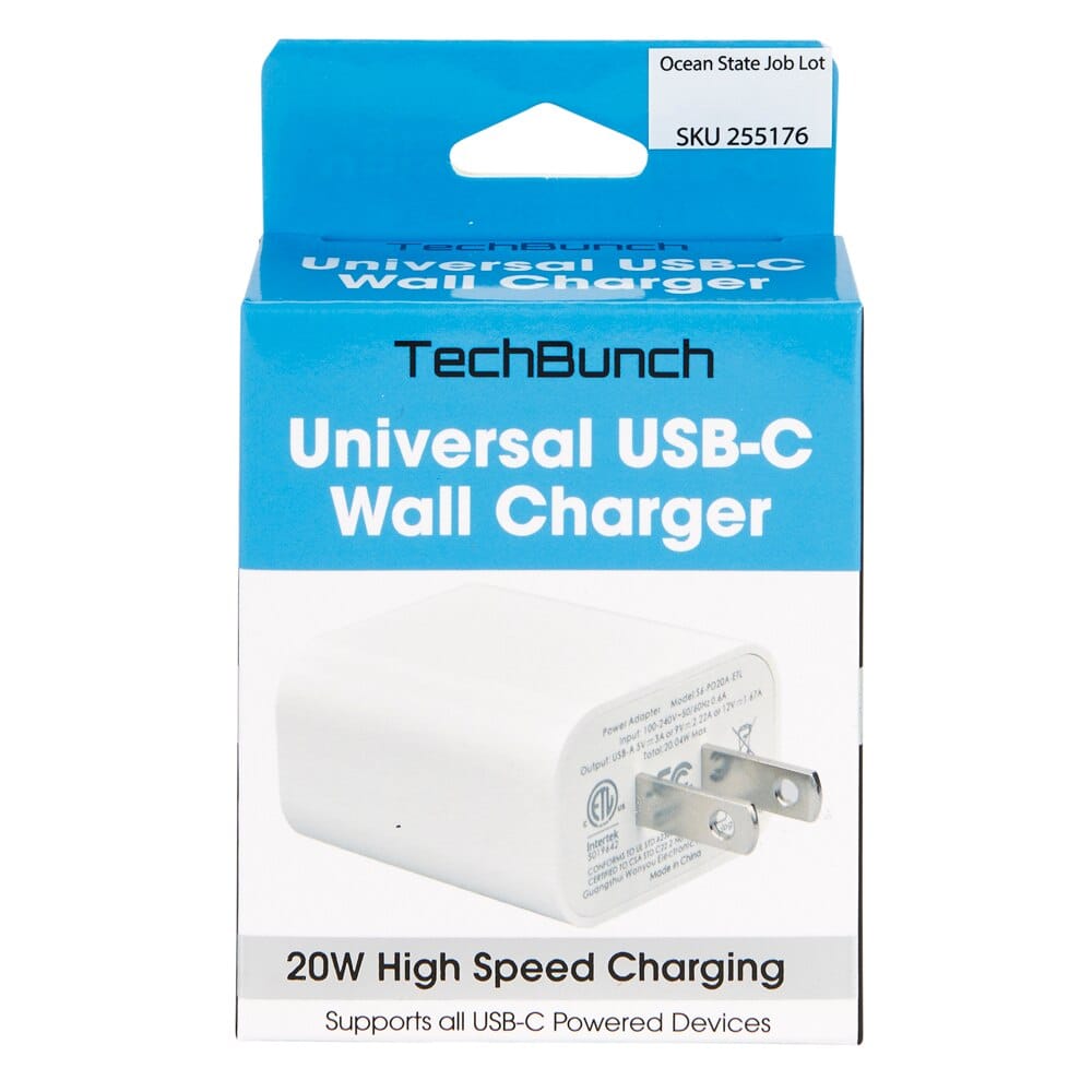 TechBunch Universal USB-C Wall Charger