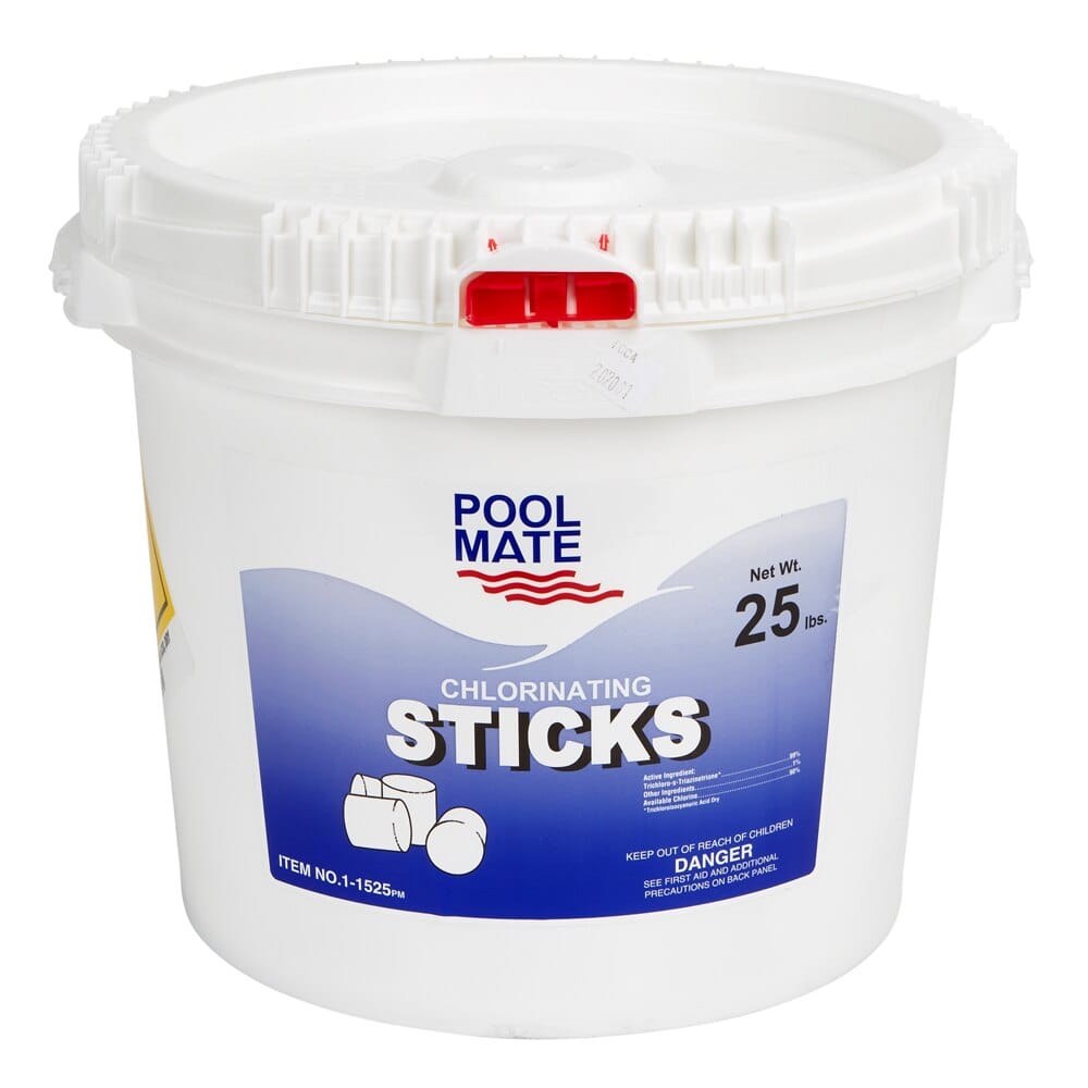 Pool Mate Chlorinating Sticks, 25 lbs