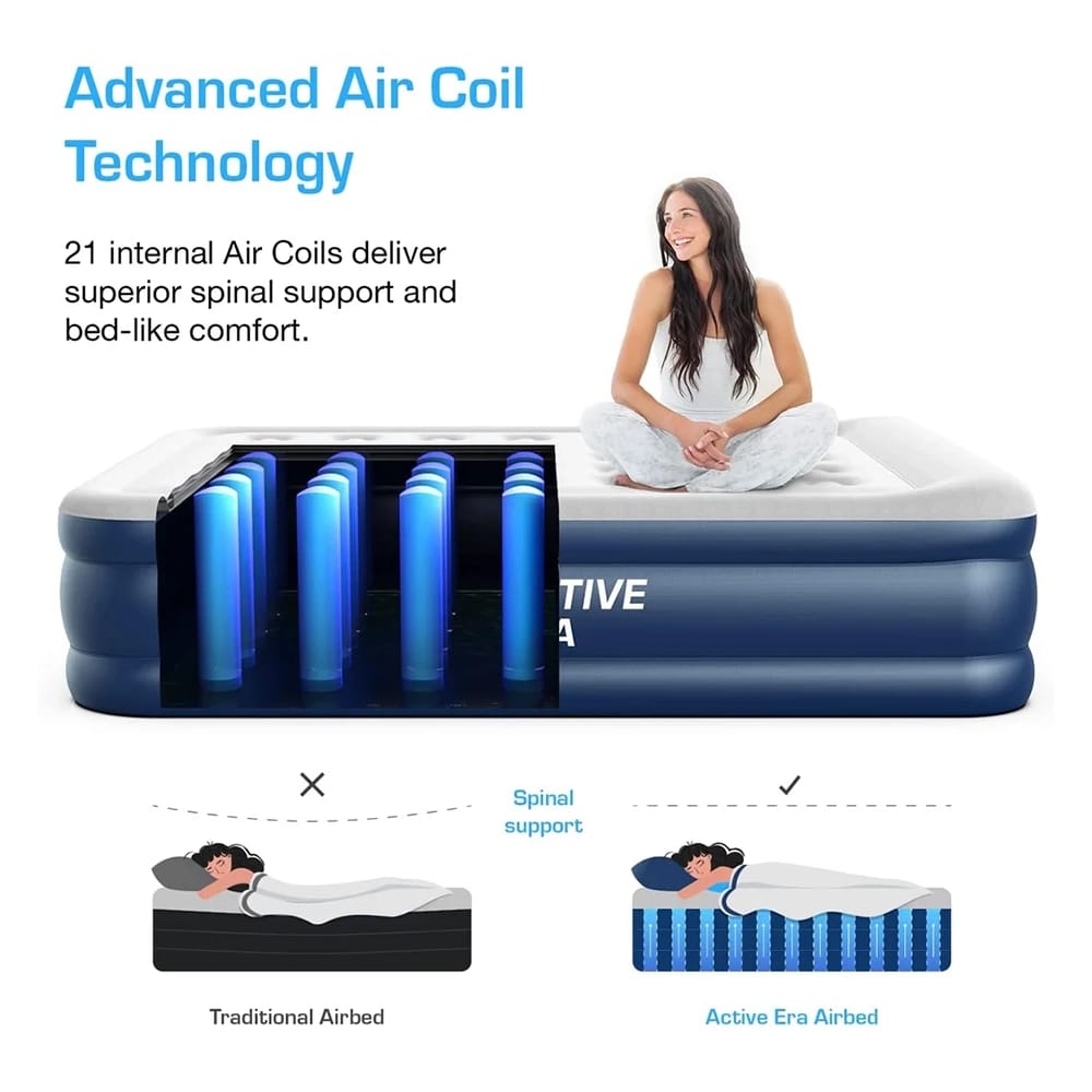 Active Era Premium 20" Self Inflating Air Mattress, Twin