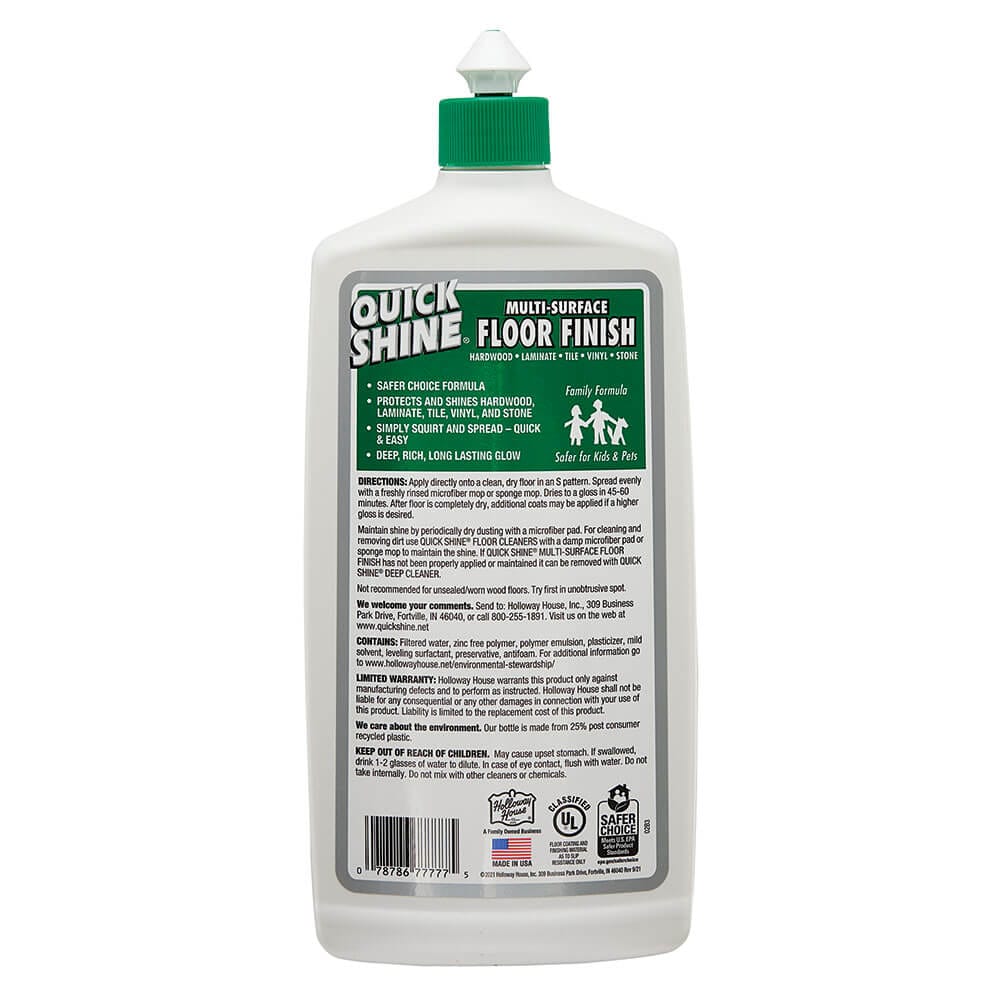 Quick Shine Multi-Surface Floor Finish, 27 oz