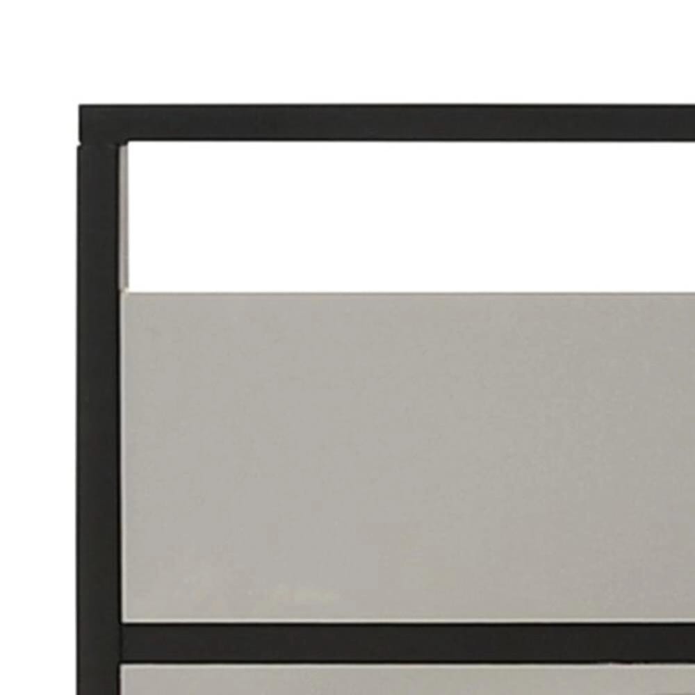 Belle Isle Furniture Eagle Harbor Platform Bed, Queen, Gray/Black