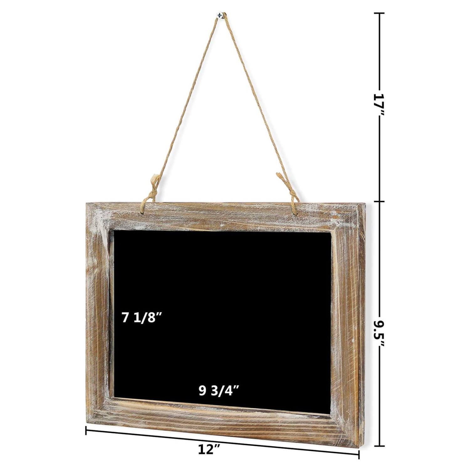 Greenco Decorative Vintage Chalkboard Sign, Set of 3