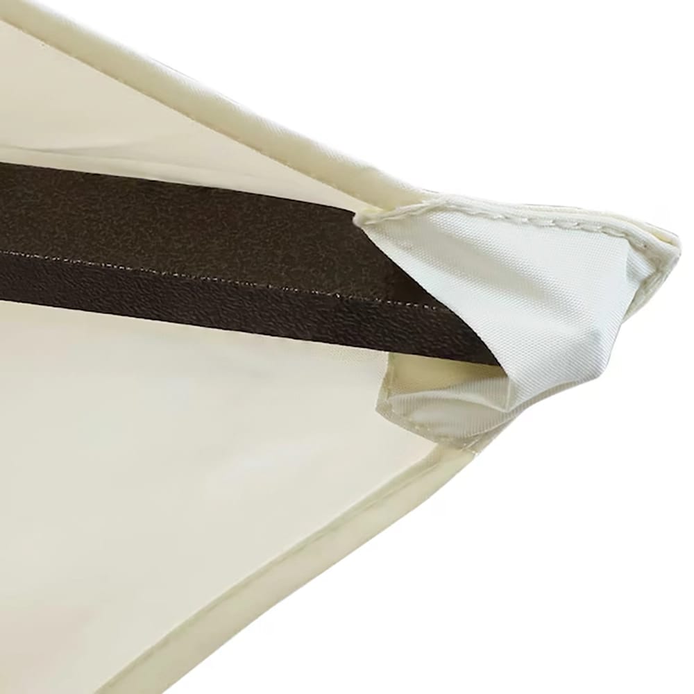 Sunnydaze 9.2' x 9.2' Soft Top Patio Gazebo with Screens and Privacy Walls, Cream