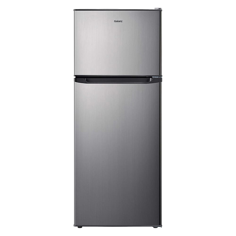 Galanz 10.0 cu.ft. Stainless Steel Top Mount Refrigerator