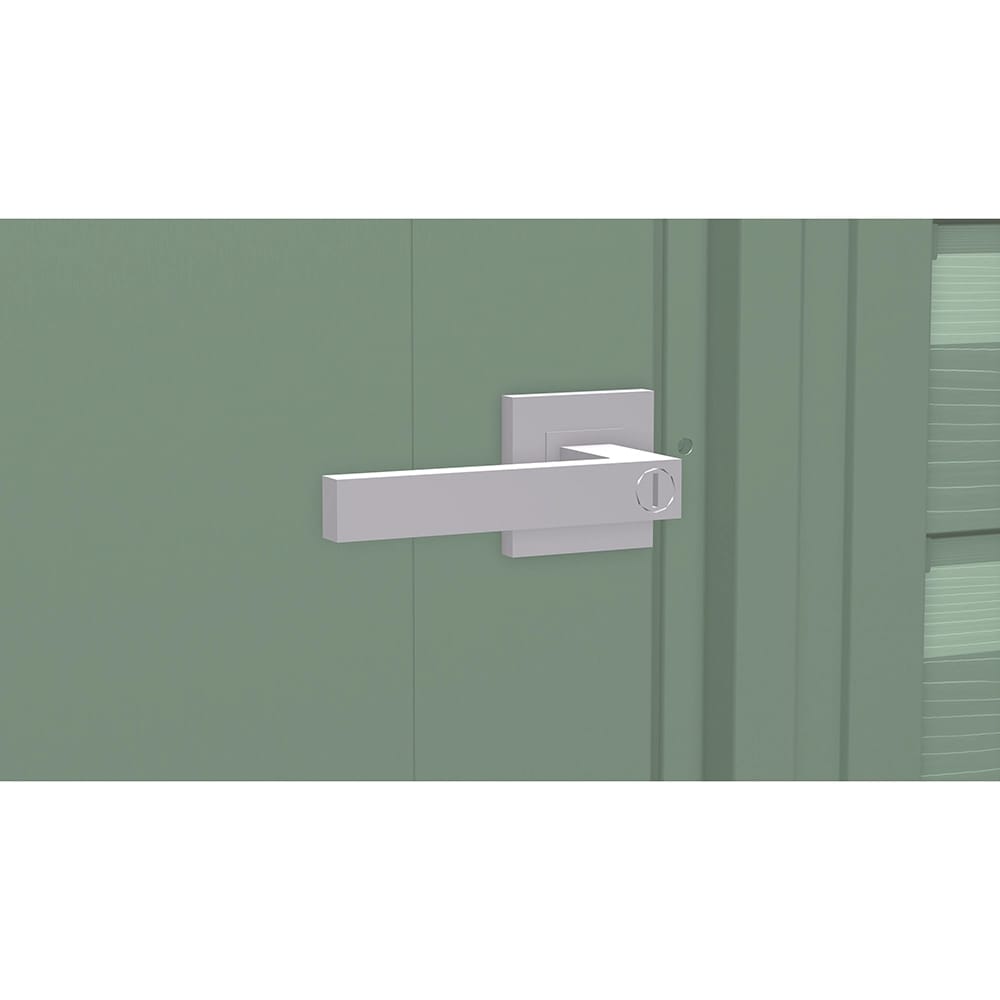 Arrow Select 6' x 5' Galvanized Steel Storage Shed, Sage Green