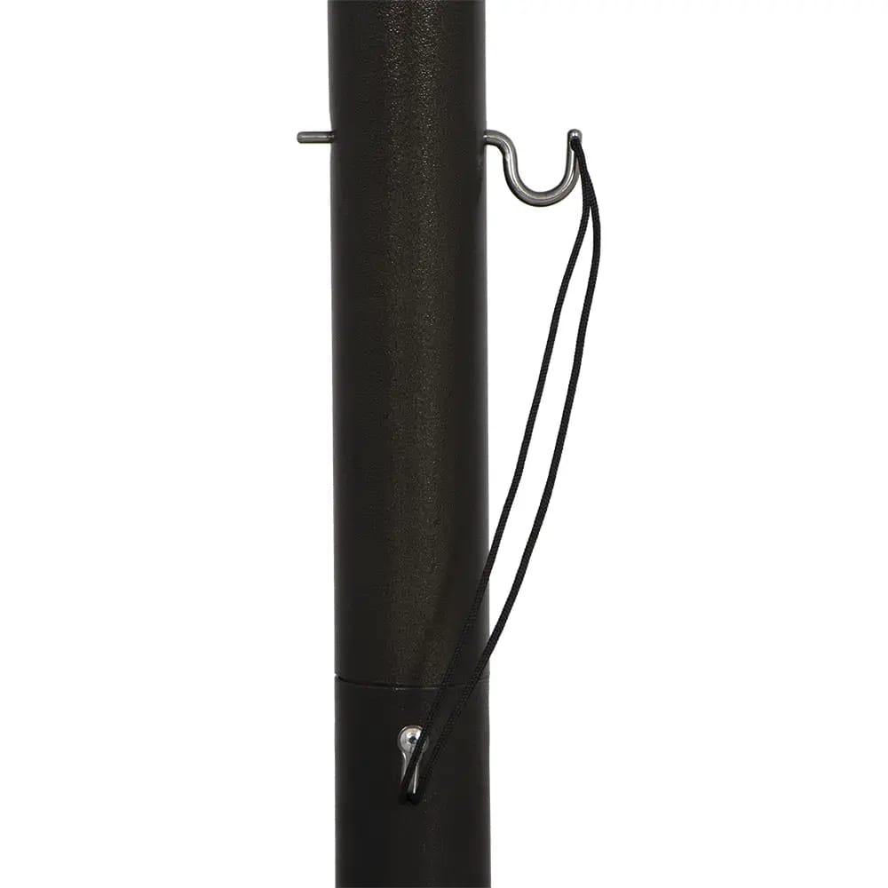 11' Roma Offset Patio Umbrella with Solar LED Lights, Beige