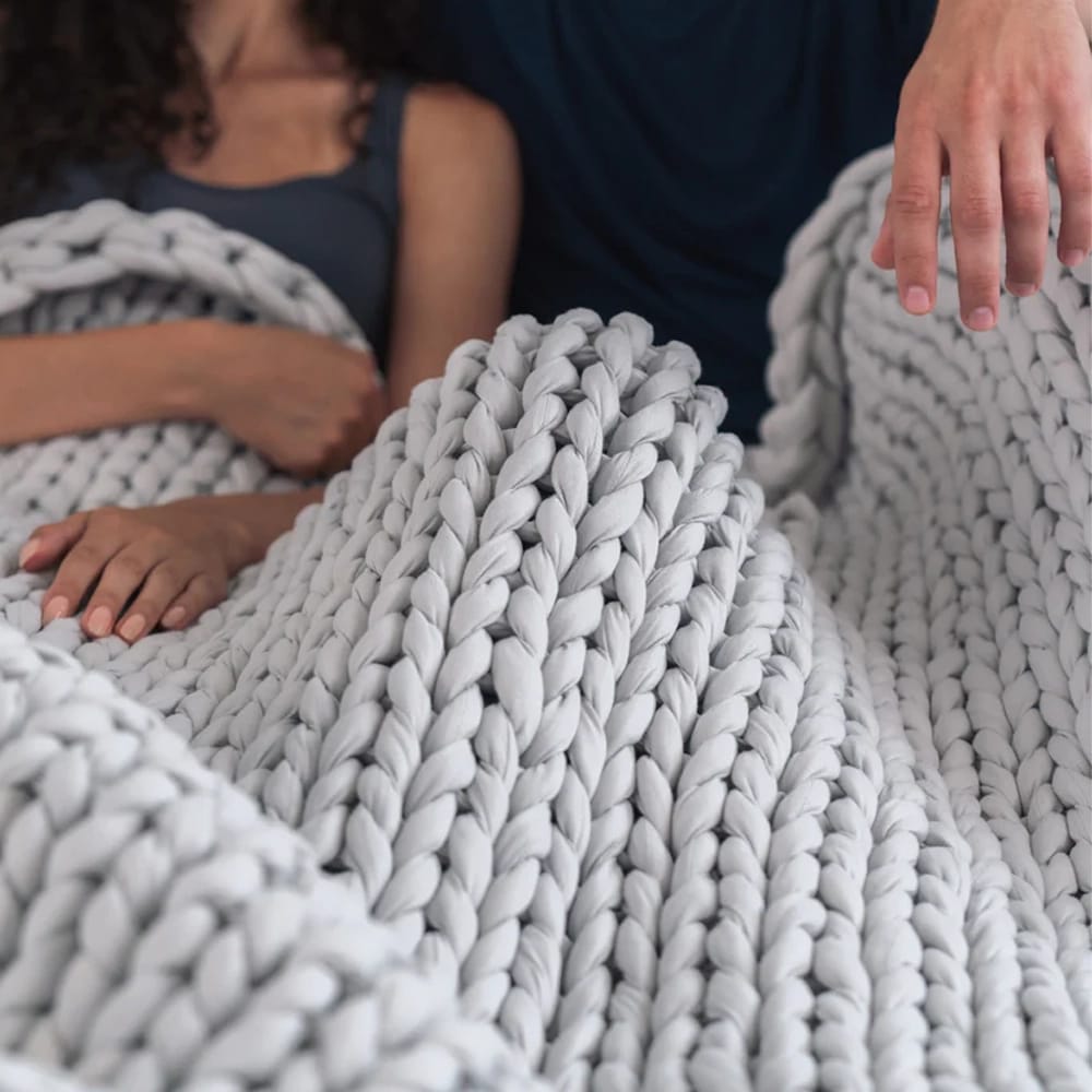 Lets Cuddle Weighted Blanket, Fog, 20 lbs