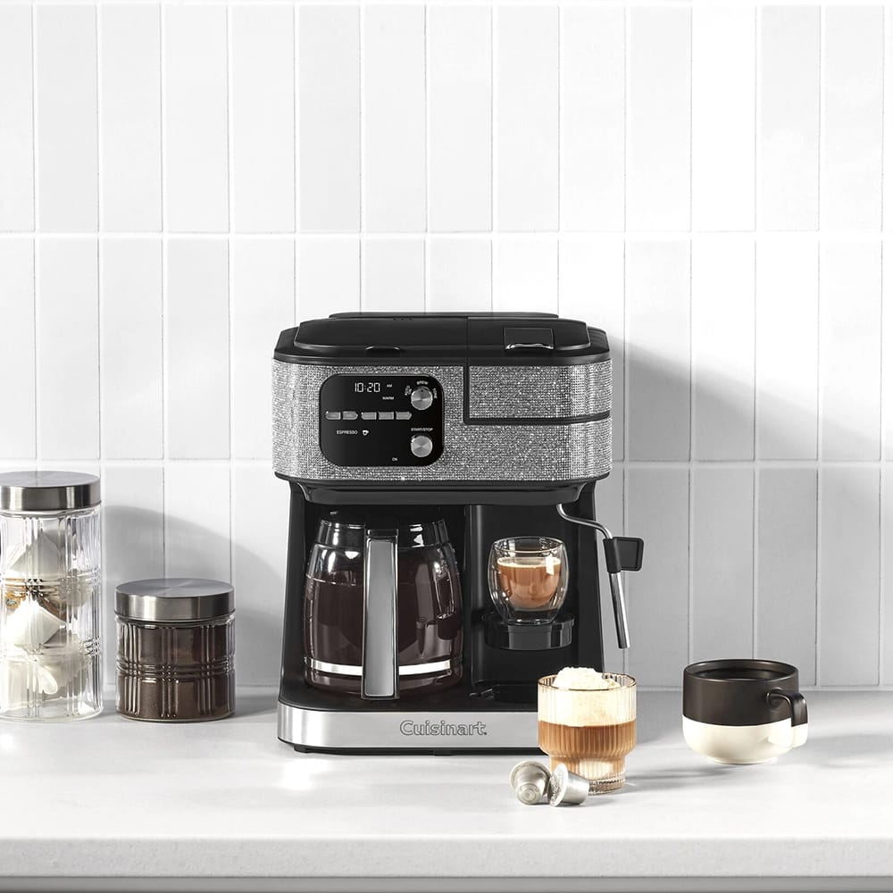 Cuisinart Barista Bar 4-in-1 Coffee Maker, Crystal Glam