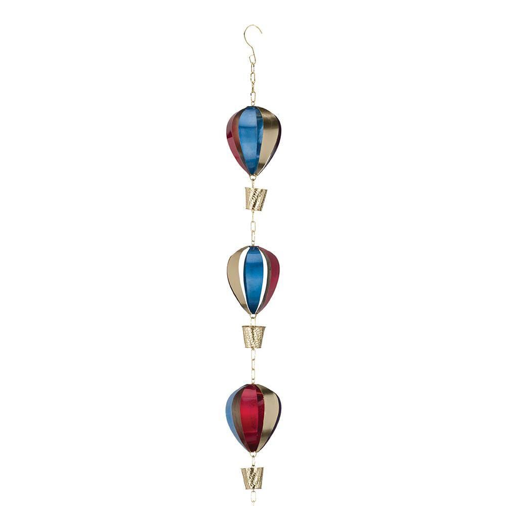 Regal Art & Gift Rain Chain Hot Air Balloon, 2 Count