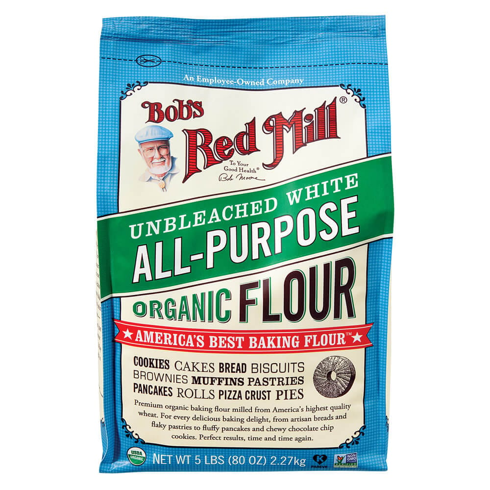 Bob's Red Mill White All-Purpose Organic Flour, 5 lbs