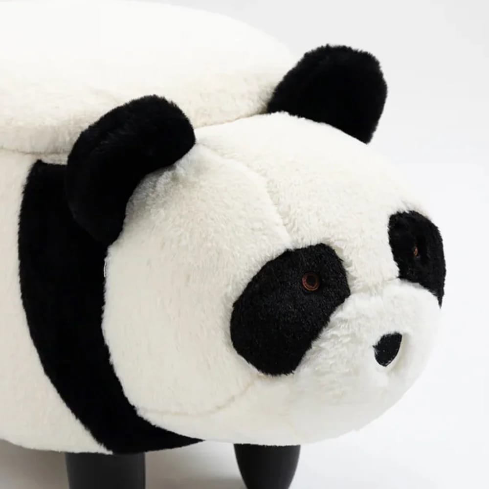 Home 2 Office Panda Upholstered Storage Kids Ottoman