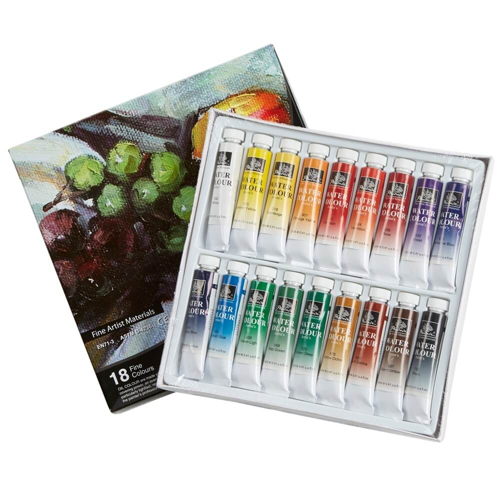 Phoenix Artist's Oil Color Set, 18 Piece