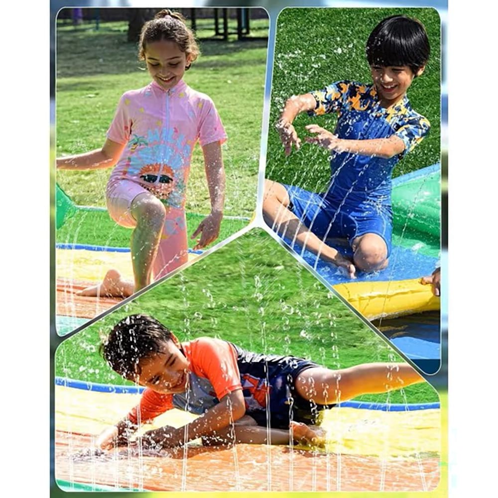 Sunrio 16' x 80" Triple Lawn Water Slide
