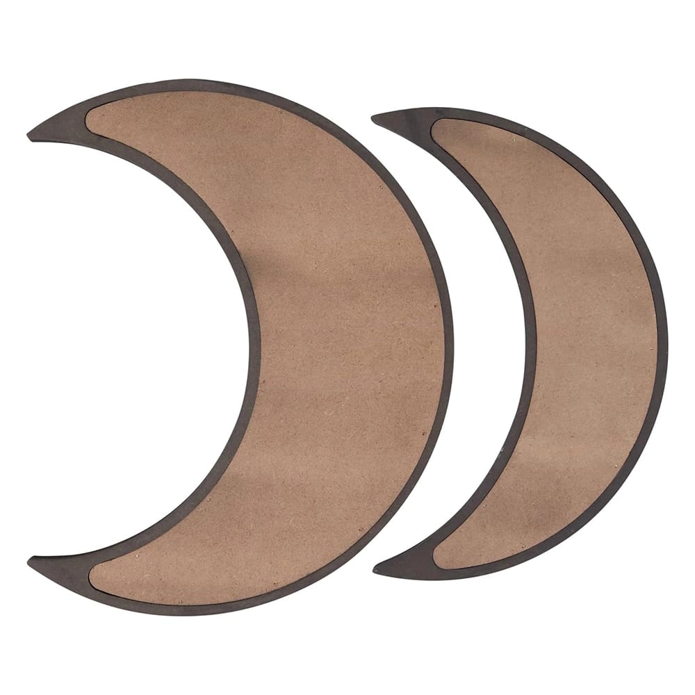 Farmlyn Creek Wooden Crescent Moon Tray, 2 Pack