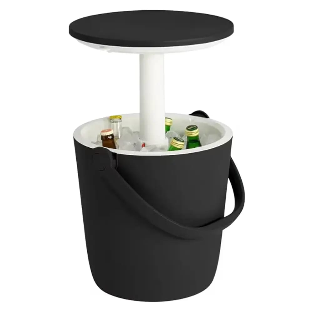 Keter Go Bar Portable 4.3 Gallon Cooler, Graphite/Cream