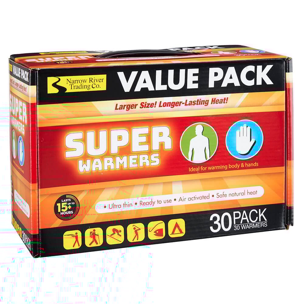 Narrow River Trading Co. Super Warmers Value Pack, 30 Piece