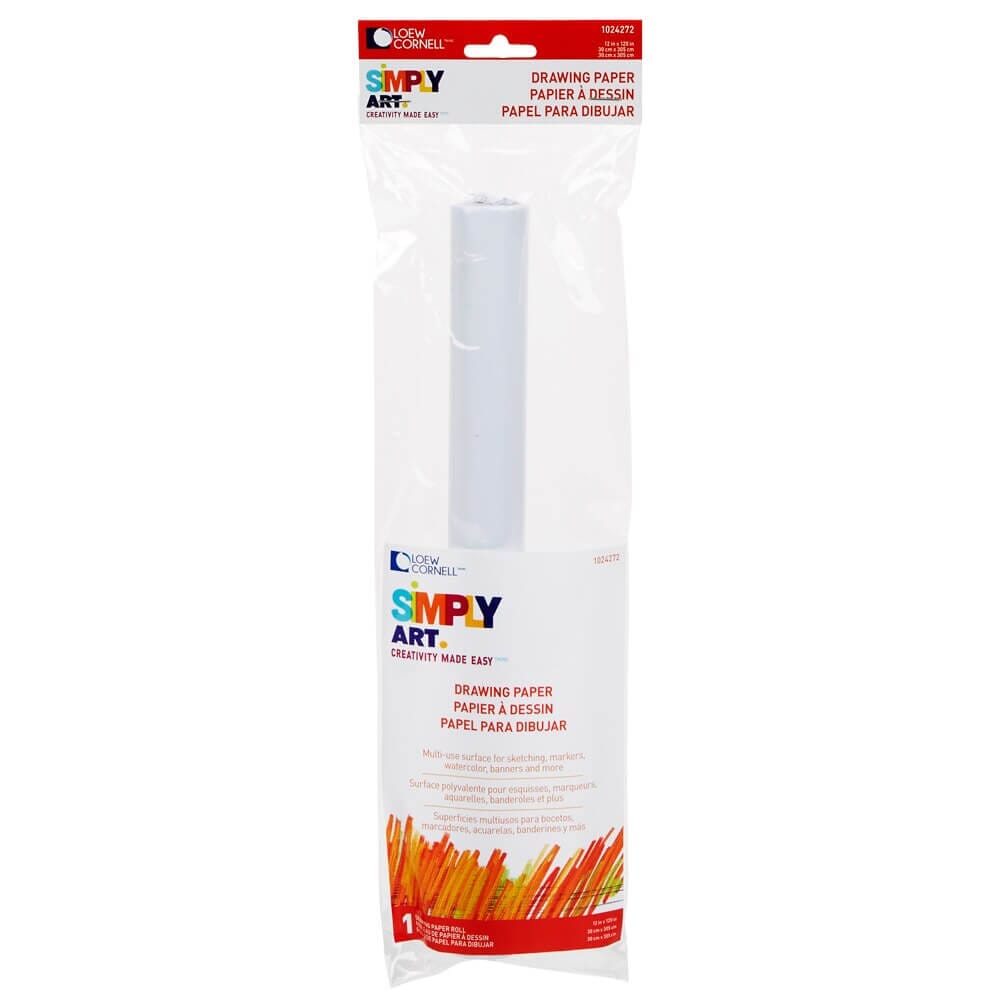 Simply Art Drawing Paper Roll, 12" x 120"