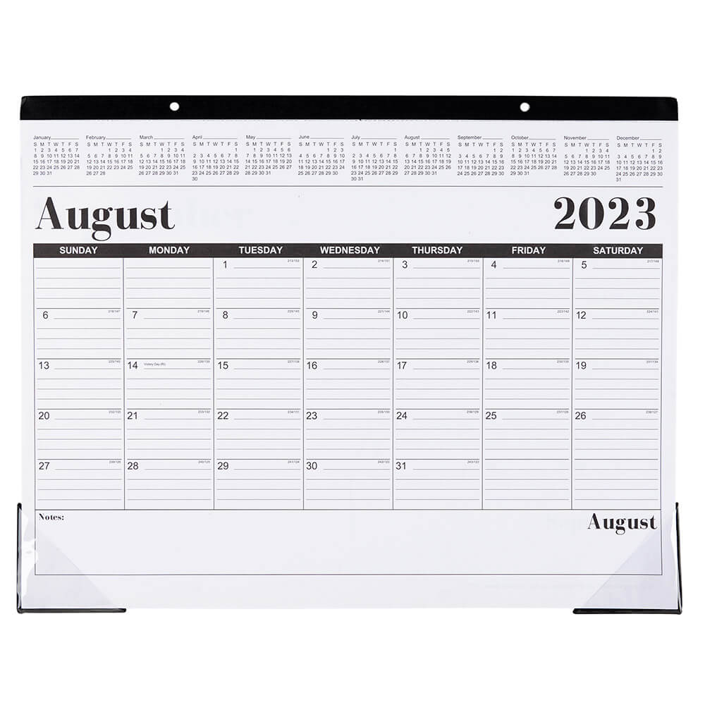 2023-2024 Premiere 17 Month Desk Calendar, 18"