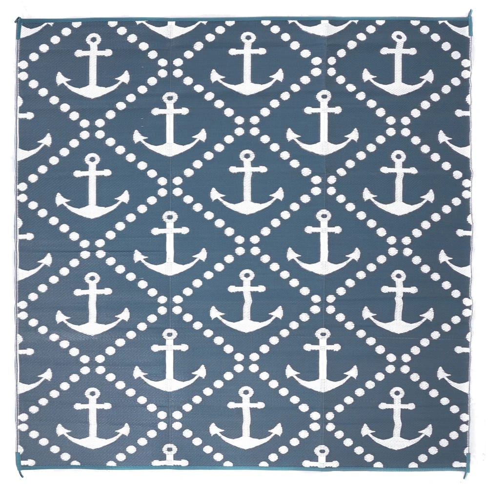Aurora 9'x9' Reversible Patio Rug