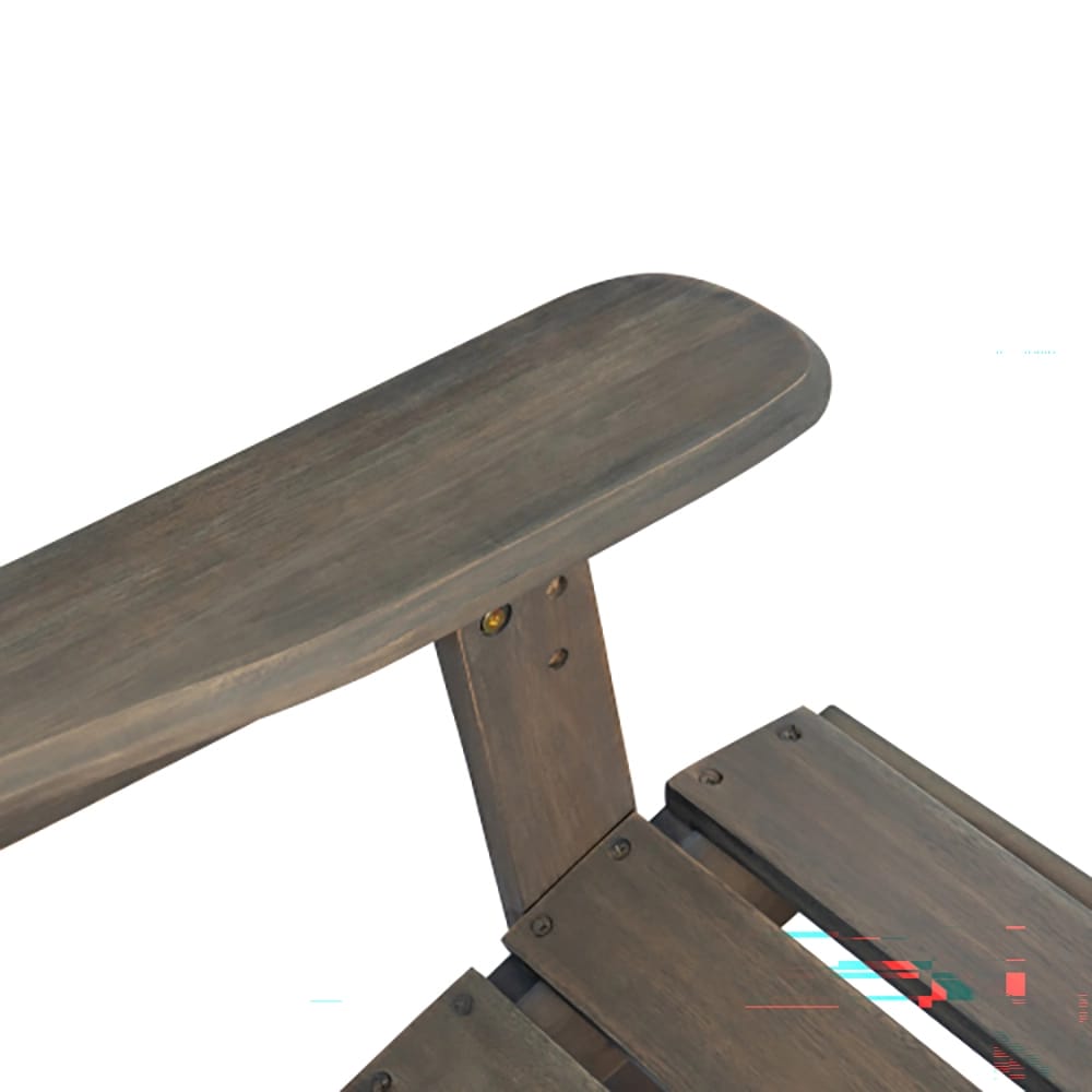 Folding Adirondack Chair, Gray