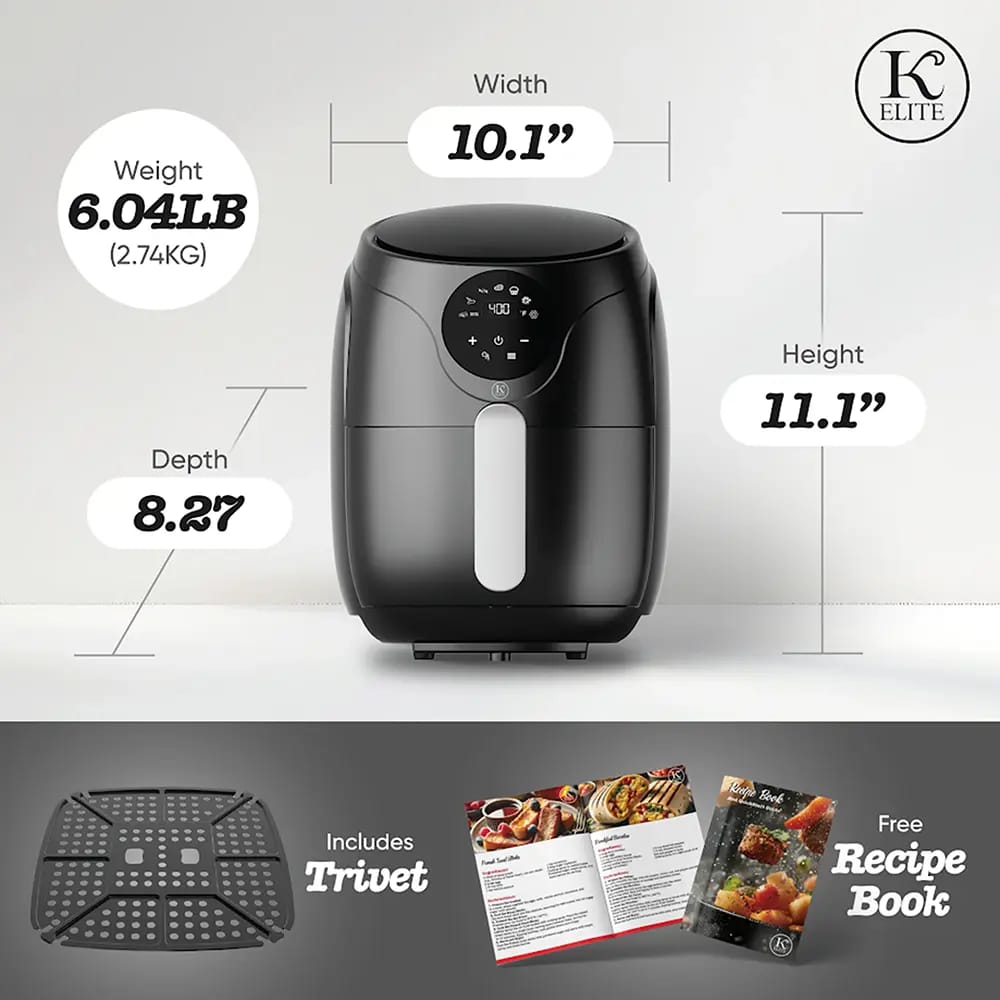 Kitchen Elite Air Fryer, 2.5 Qt.