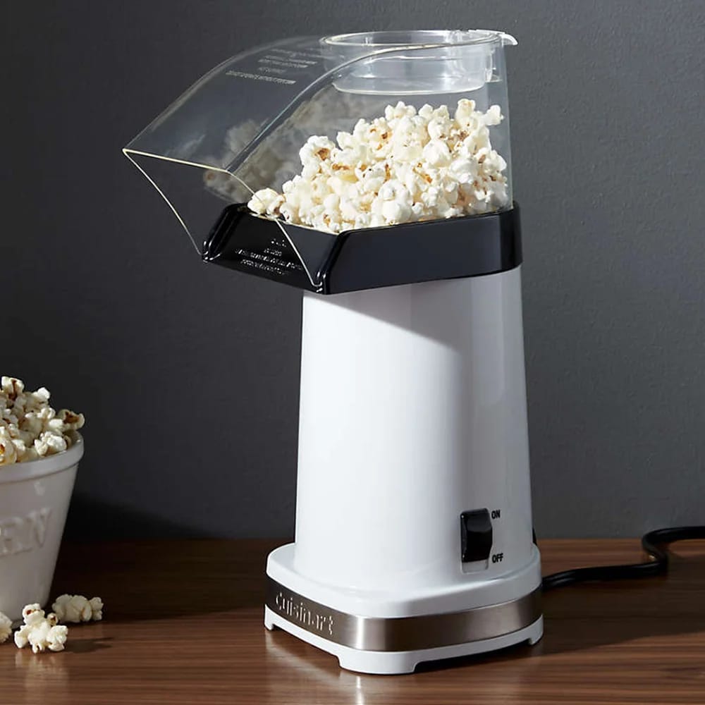 Cuisinart EasyPop Hot Air Popcorn Maker, White (Factory Refurbished)