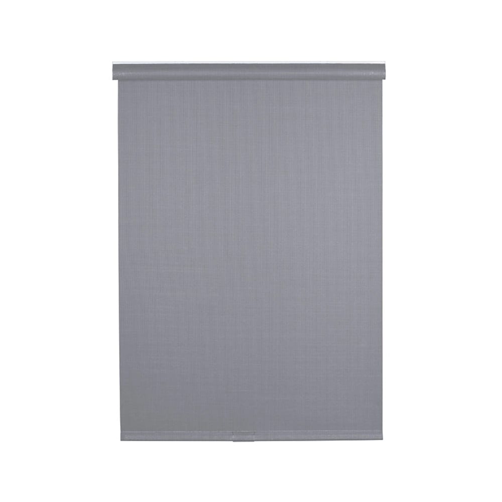 Cordless Semi-Sheer Fabric Roller Shade, Pewter, 39" x 66"