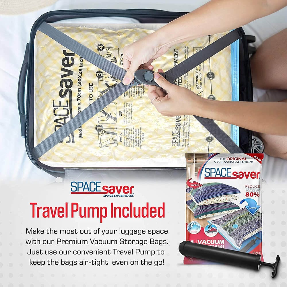 Spacesaver Premium Space Saver Vacuum Storage Bags Variety Pack, Medium