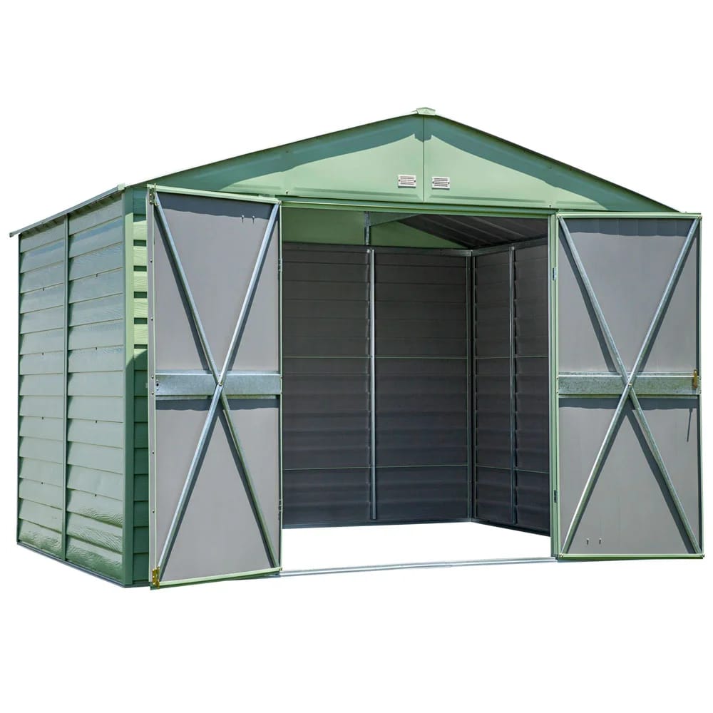 Arrow Select 8' x 10' Galvanized Steel Storage Shed