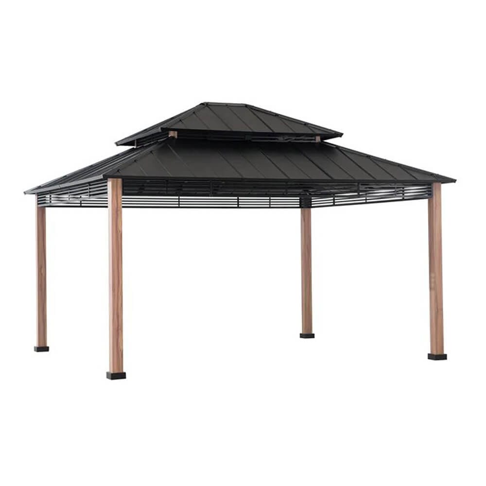 Roberta 13' x 15' 2-Tier Hardtop Gazebo