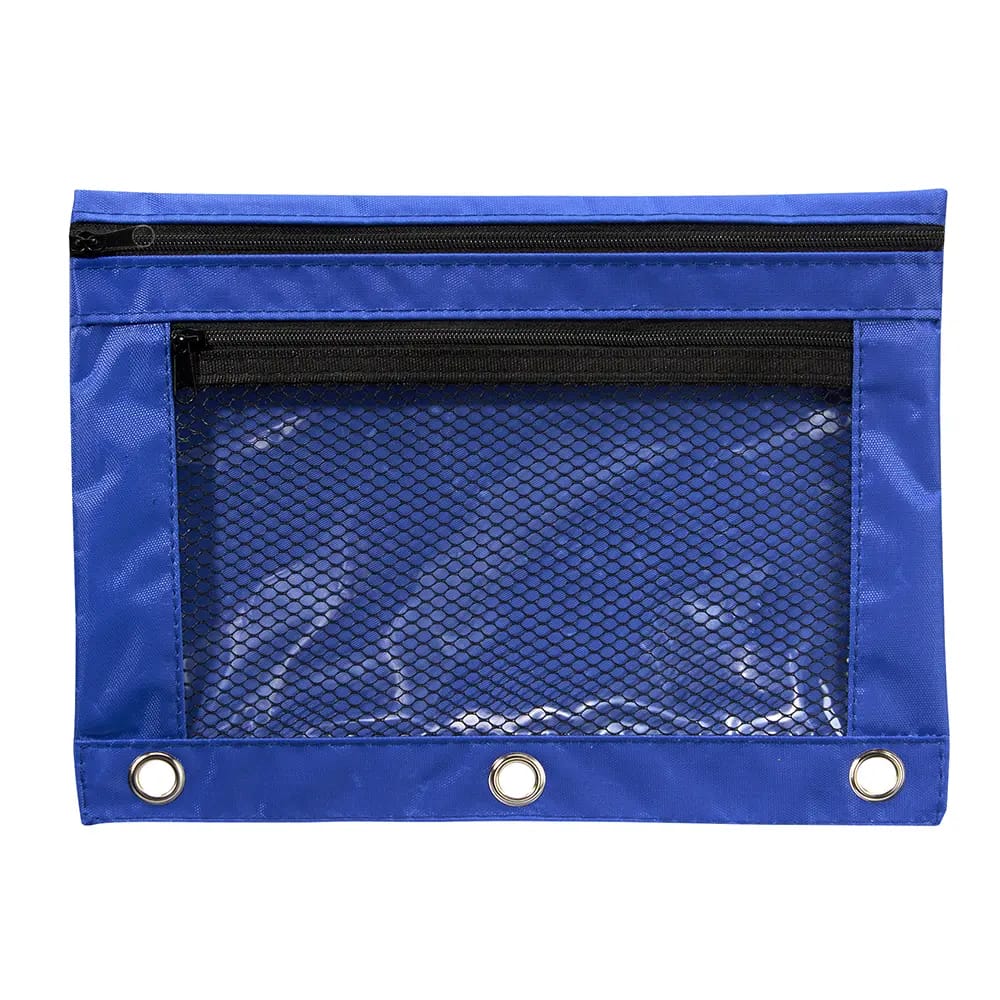 Office Direct Pencil Binder Pouch, Blue