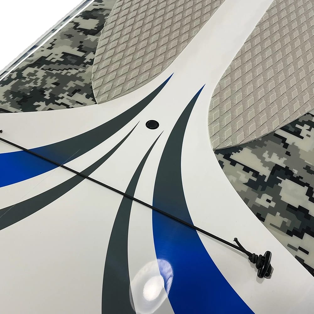 RAVE Sports 10' 9" Stand Up Paddle Board, Camo Blue