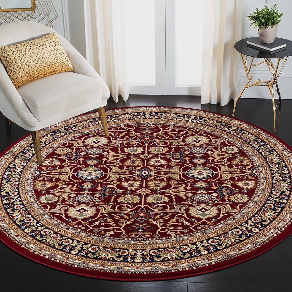 Newbury Area Rug, 5' 3" Round 1.5 Million Point