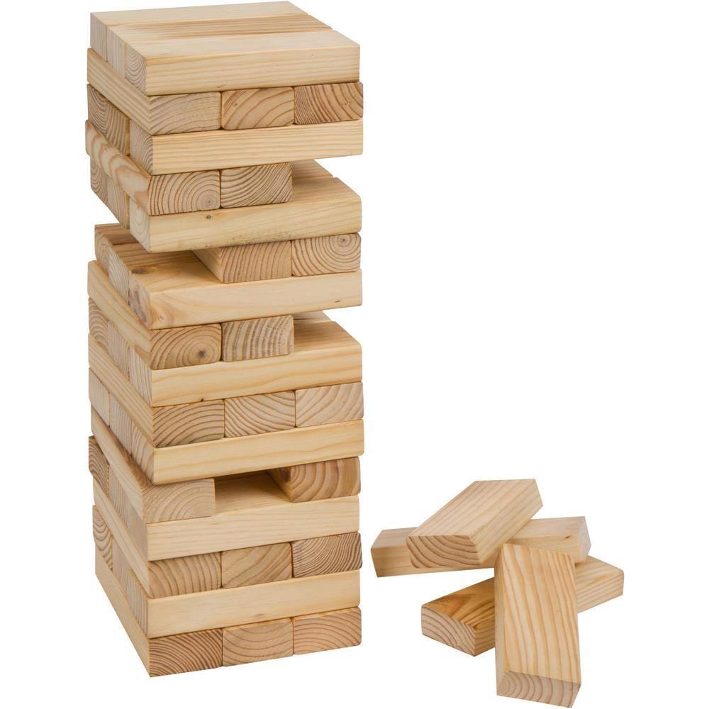 Trademark Innovations Giant 48-Piece Wooden Stacking Game