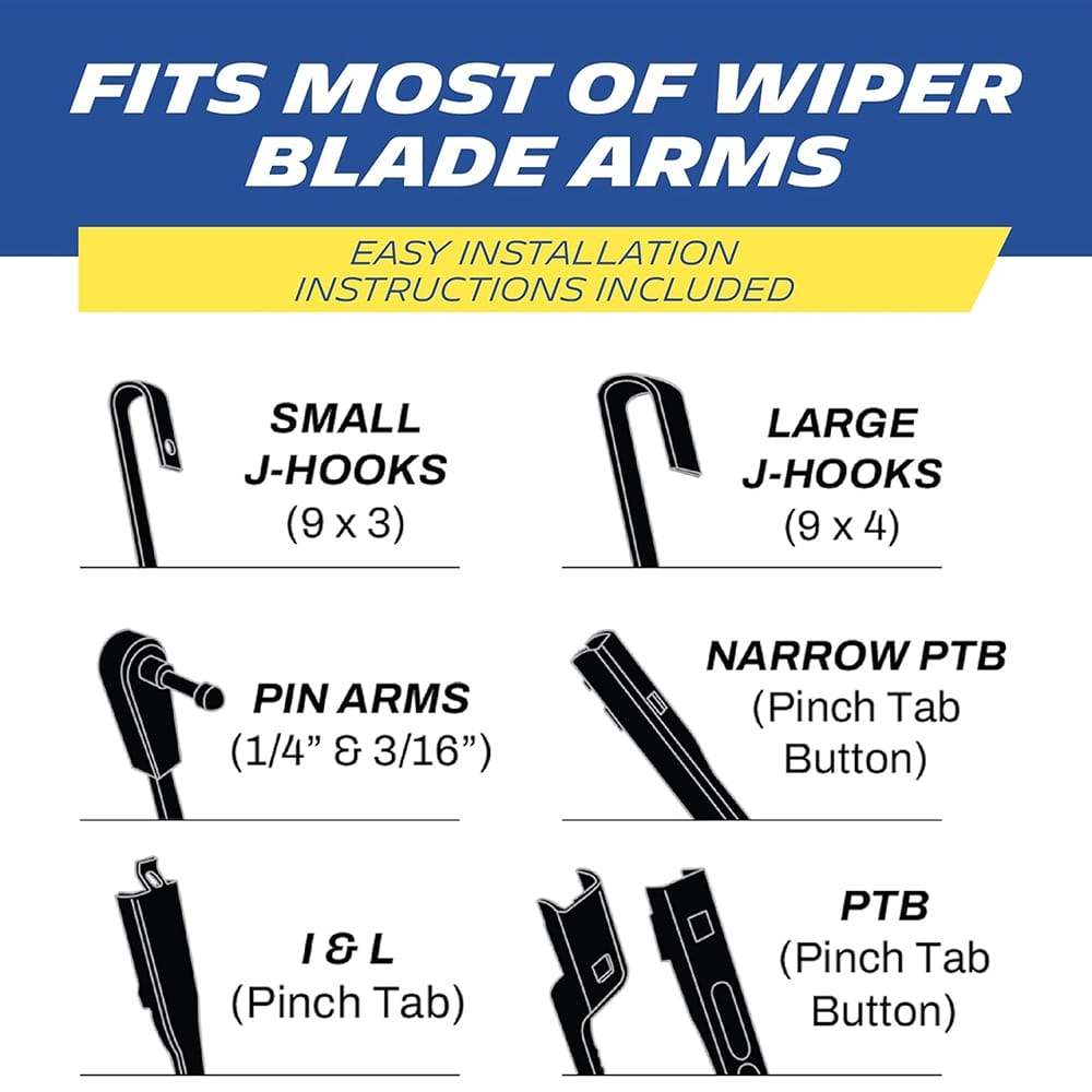 Michelin Stealth Ultra Wiper Blades, 22"/22", 2 Pack