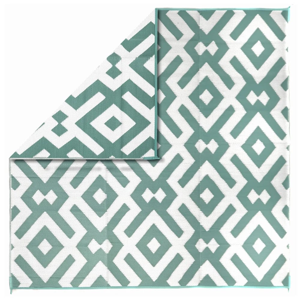 Aurora 9'x9' Reversible Patio Rug